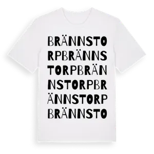 Brännstorp ordlek t-shirt – ekologisk bomull t-shirt från Pinshirt