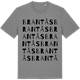 Mid Heather Gray t-shirt med Brantås ordlek t-shirt