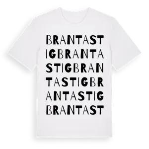 Brantastig ordlek t-shirt – ekologisk bomull t-shirt från Pinshirt