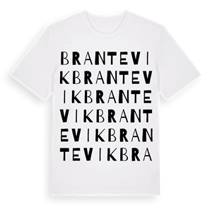 Brantevik ordlek t-shirt – ekologisk bomull t-shirt från Pinshirt