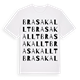 Brasakallt ordlek t-shirt