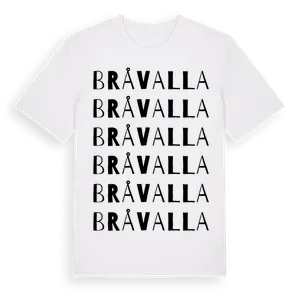 Bråvalla ordlek t-shirt – ekologisk bomull t-shirt från Pinshirt