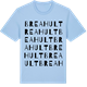 Blue Soul t-shirt med Breahult ordlek t-shirt