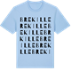 Blue Soul t-shirt med Brekille ordlek t-shirt