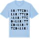 Blue Soul t-shirt med Brittedal ordlek t-shirt