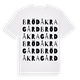 Brödåkra gård ordlek t-shirt