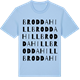 Blue Soul t-shirt med Broddahill ordlek t-shirt