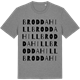 Mid Heather Gray t-shirt med Broddahill ordlek t-shirt