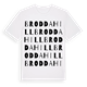 Broddahill ordlek t-shirt
