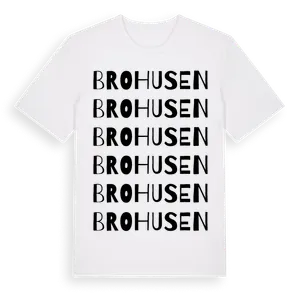 Brohusen ordlek t-shirt – ekologisk bomull t-shirt från Pinshirt