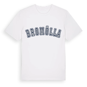 Bromölla college t-shirt – ekologisk bomull t-shirt från Pinshirt
