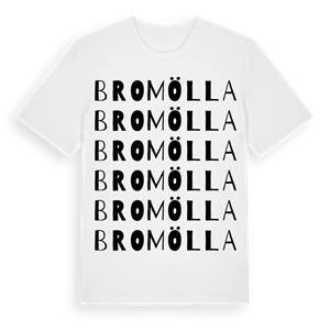 Bromölla ordlek t-shirt – ekologisk bomull t-shirt från Pinshirt