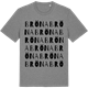 Mid Heather Gray t-shirt med Bröna ordlek t-shirt