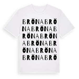 Bröna ordlek t-shirt – ekologisk bomull t-shirt från Pinshirt