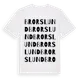 White t-shirt med Brorslund ordlek t-shirt