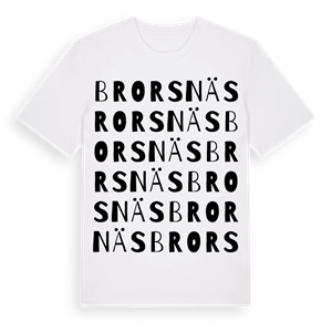 Brorsnäs ordlek t-shirt – ekologisk bomull t-shirt från Pinshirt
