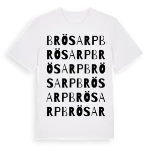 Brösarp ordlek t-shirt – ekologisk bomull t-shirt från Pinshirt
