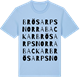 Blue Soul t-shirt med Brösarps norra backar ordlek t-shirt