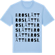 Blue Soul t-shirt med Broslätt ordlek t-shirt