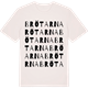 Vintage White t-shirt med Brötarna ordlek t-shirt