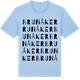 Blue Soul t-shirt med Brunåker ordlek t-shirt
