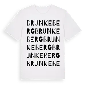 Brunkeberg ordlek t-shirt – ekologisk bomull t-shirt från Pinshirt