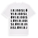 Brunnslöv ordlek t-shirt