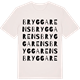 Vintage White t-shirt med Bryggarens ordlek t-shirt