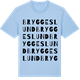 Blue Soul t-shirt med Bryggeslund ordlek t-shirt