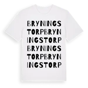 Bryningstorp ordlek t-shirt – ekologisk bomull t-shirt från Pinshirt