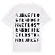 Bunkeflostrand ordlek t-shirt