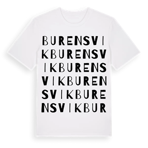 Burensvik ordlek t-shirt – ekologisk bomull t-shirt från Pinshirt
