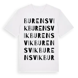 Burensvik ordlek t-shirt – ekologisk bomull t-shirt från Pinshirt