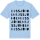 Blue Soul t-shirt med Bussjöholm ordlek t-shirt