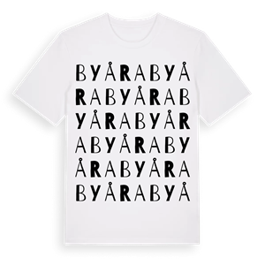 Byåra ordlek t-shirt – ekologisk bomull t-shirt från Pinshirt