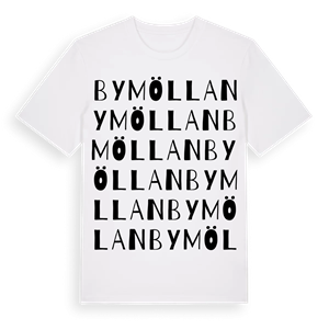 Bymöllan ordlek t-shirt – ekologisk bomull t-shirt från Pinshirt