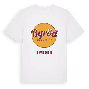 Byröd cirkel t-shirt – ekologisk bomull t-shirt från Pinshirt