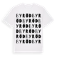 Byröd ordlek t-shirt