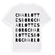 Charlottesborg ordlek t-shirt
