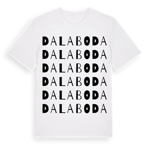 Dalaboda ordlek t-shirt – ekologisk bomull t-shirt från Pinshirt
