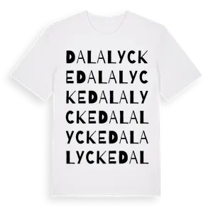 Dalalycke ordlek t-shirt – ekologisk bomull t-shirt från Pinshirt