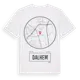 White t-shirt med Dalhem t-shirt