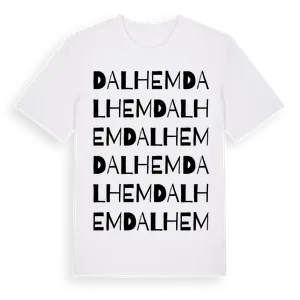 Dalhem ordlek t-shirt – ekologisk bomull t-shirt från Pinshirt