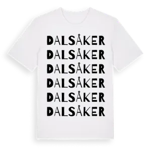 Dalsåker ordlek t-shirt – ekologisk bomull t-shirt från Pinshirt