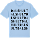 Blue Soul t-shirt med Dalshult ordlek t-shirt