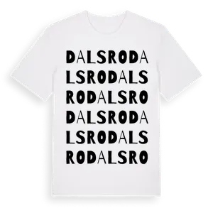 Dalsro ordlek t-shirt – ekologisk bomull t-shirt från Pinshirt