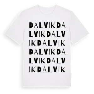 Dalvik ordlek t-shirt – ekologisk bomull t-shirt från Pinshirt