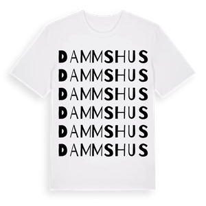 Dammshus ordlek t-shirt – ekologisk bomull t-shirt från Pinshirt