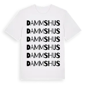 Dammshus ordlek t-shirt – ekologisk bomull t-shirt från Pinshirt