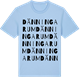 Blue Soul t-shirt med Dänningarum ordlek t-shirt